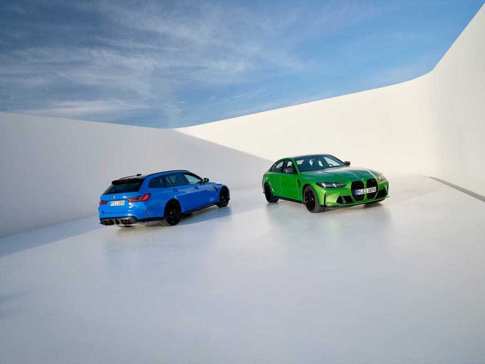 BMW M3 Competition berlina y BMW M3 Competition Touring de la generación actual, actualizada en 2024