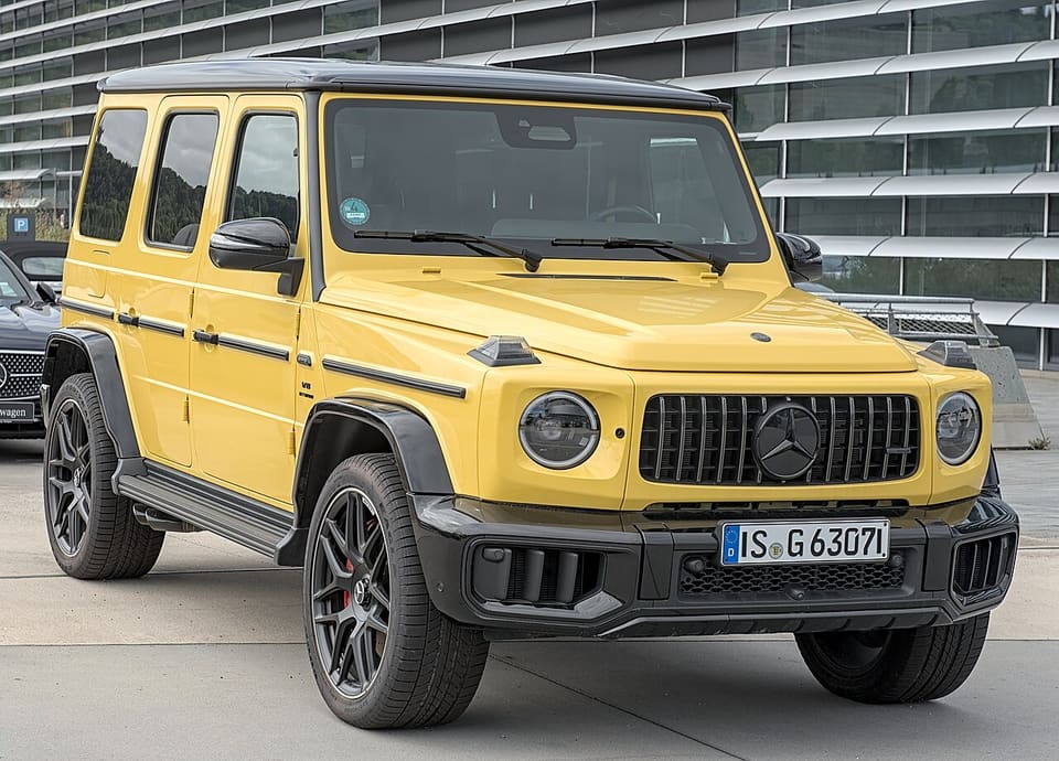 Mercedes-AMG G 63 actual (renovado en 2024), vista frontal